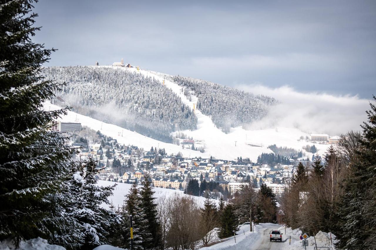 Ski Chalet Klinovec Лоучна-под-Клиновцем Экстерьер фото